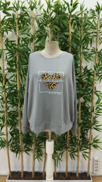 Kadın Uzun Kollu Bisiklet Yaka Desenli Viskon Iki Iplik Bluz