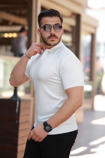 Erkek Hemşire Yaka Kısa Kollu Tişört