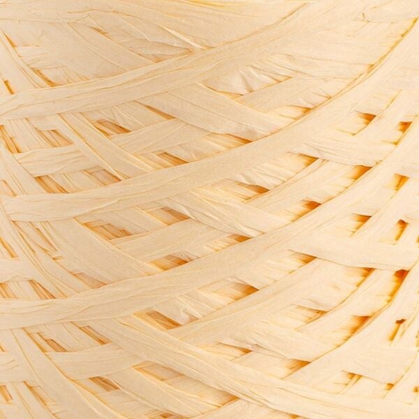 Loren Natural Raffia 90 gr Sarı Kağıt İp - 4