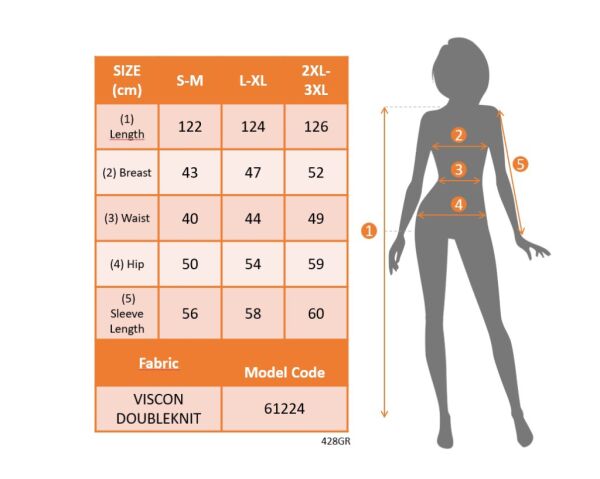 Kadın Uzun Kollu önden Fermuarlı Ithal Krep Elbise