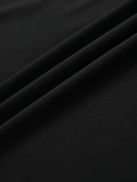 Baskılı Oversize Bisiklet Yaka T-shirt - Siyah