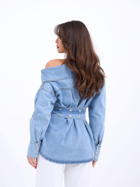 7308 KOT GÖMLEK-MAVİ