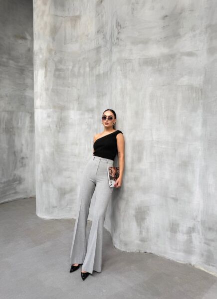 230 Gr Poly Viscose Full Lycra İspanyol Paça Pantolon