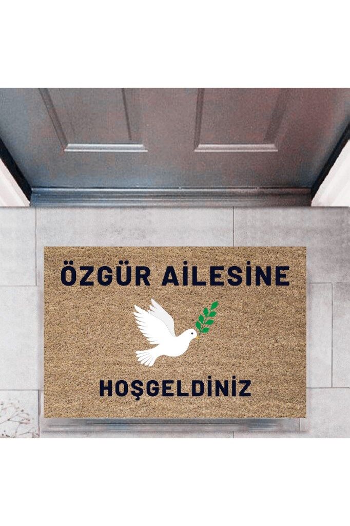 Kapı Önü Paspası Dekoratif Dijital Baskı Kişiye Özel P-2448