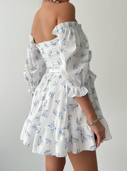 Rucka Belden Bağlamalı Mini Elbise