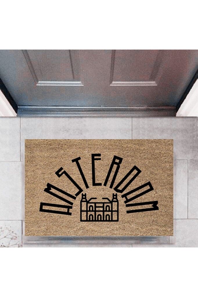 Kapı Önü Paspası Dekoratif Dijital Baskı ŞehirlerP-2738