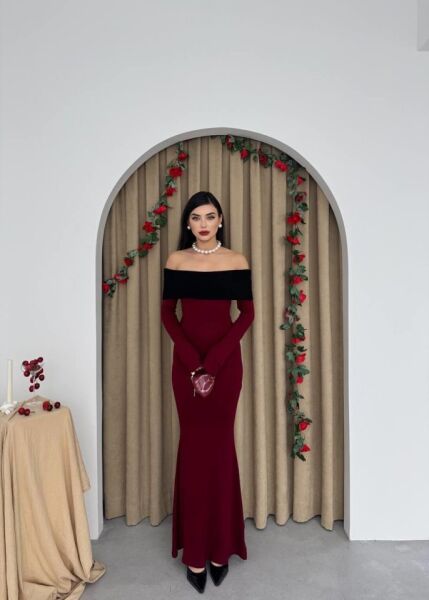 Leonidas Madonna Yaka Elbise