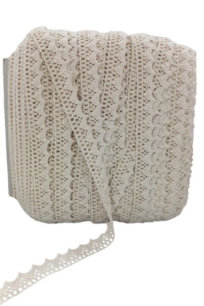 Kopanaki Dantel en 1,5 cm Krem 1 Metre