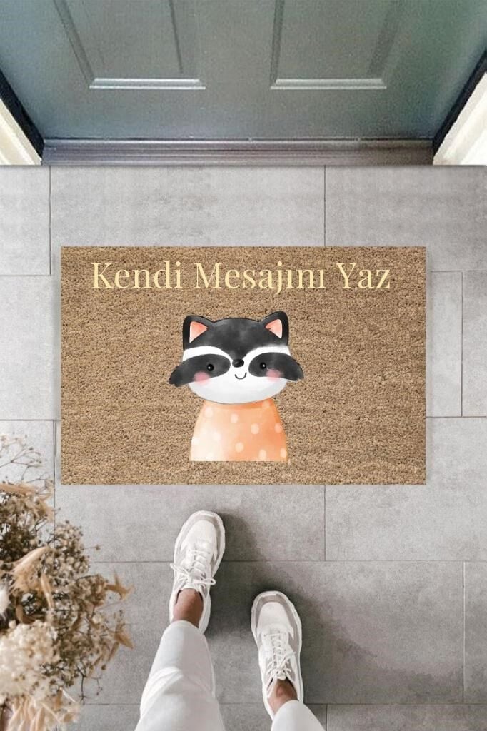 Dijital Baskı Kişiye Özel İç Kapı Dekorasyon Paspas PS11196