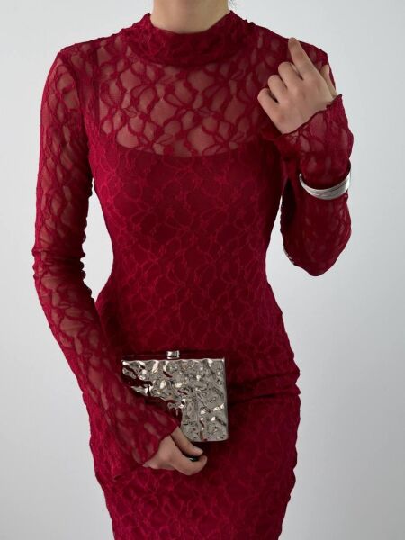 Vedo Çiçek Detaylı Elbise