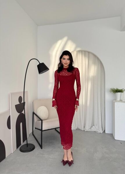 Vedo Çiçek Detaylı Elbise