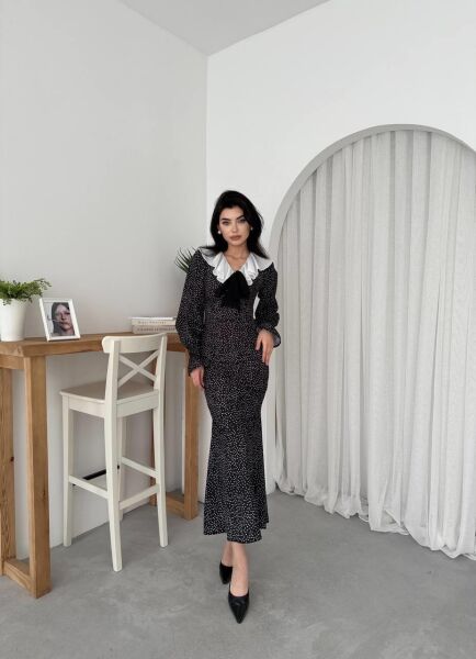 Ospe Fiyonklu Elbise