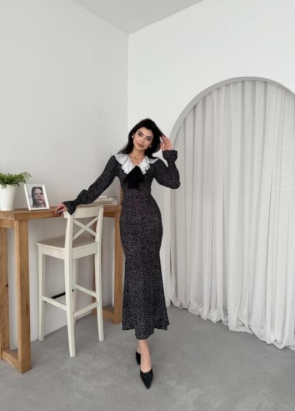 Ospe Fiyonklu Elbise