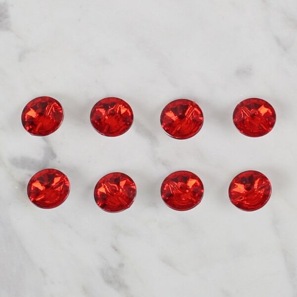 Loren Crafts kırmızı 8 li düğme - 204