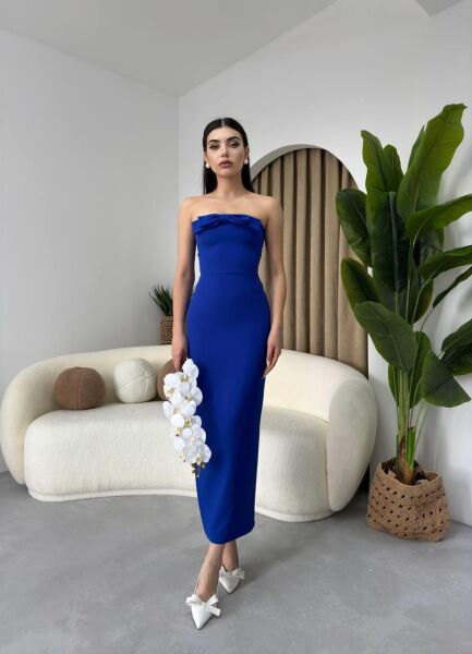 ÖNÜ KURDALELİ KAELM ELBİSE