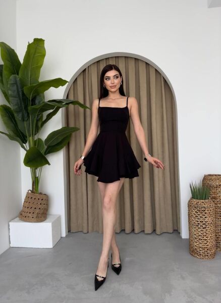 Common İp Askılı Elbise