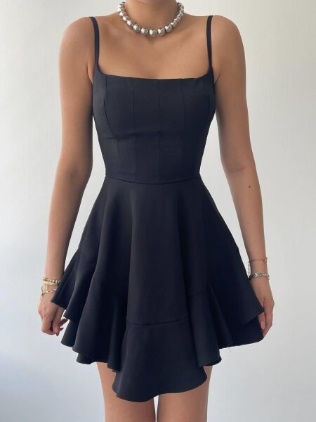 Common İp Askılı Elbise