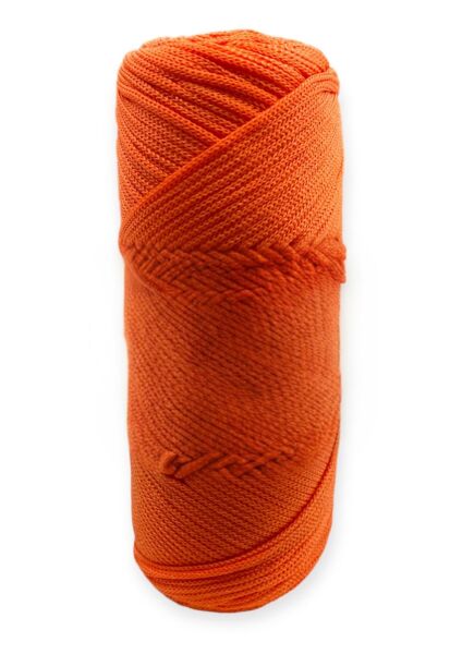 Makrome İpi 3mm Polyester Turuncu Simli