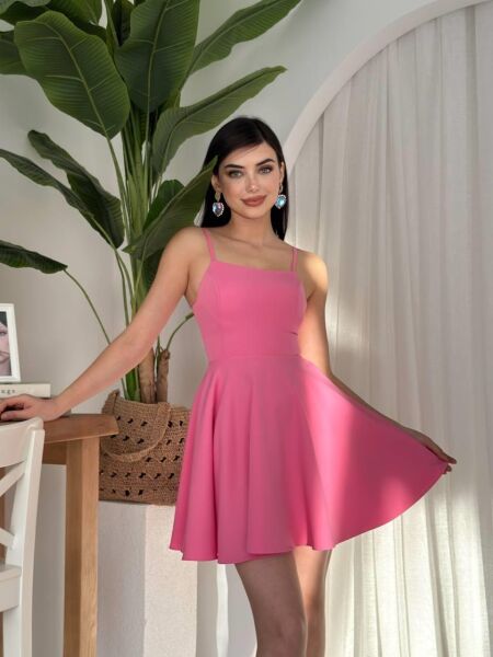 Pole İp Askılı Elbise