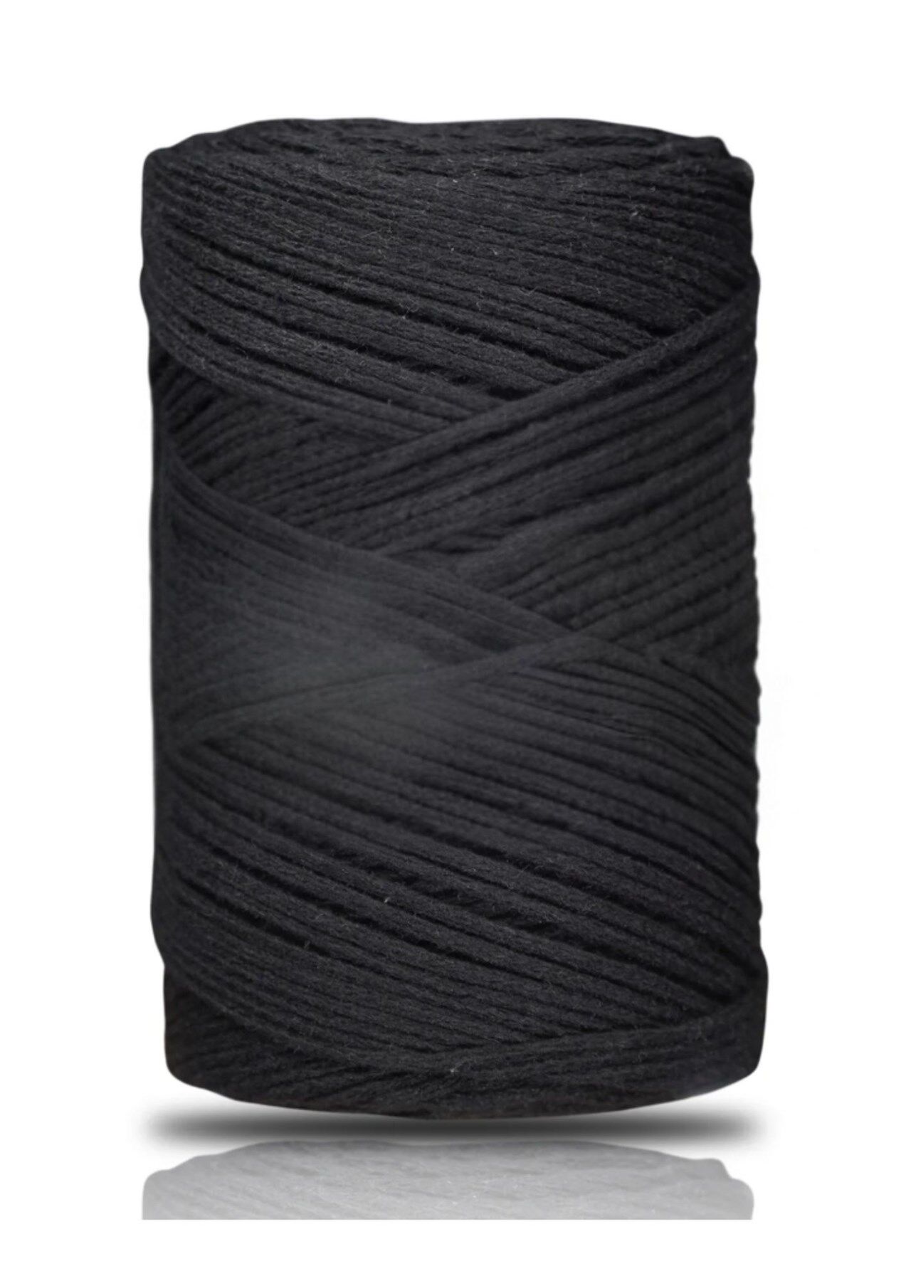 Pamuk Makrome 2 mm Siyah