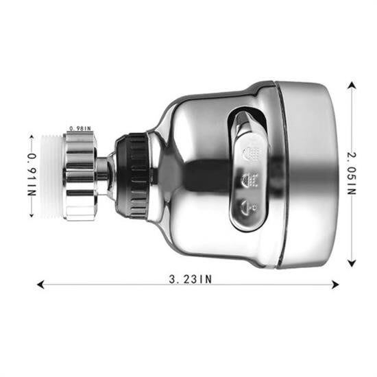 BUFFER® 360Derece Dönebilen 3 Kademeli Tasarruflu Musluk Başlığı