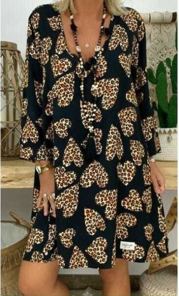 Kadın Uzun Kollu V Yaka Uzun Kol Mikro Midi Boy Elbise