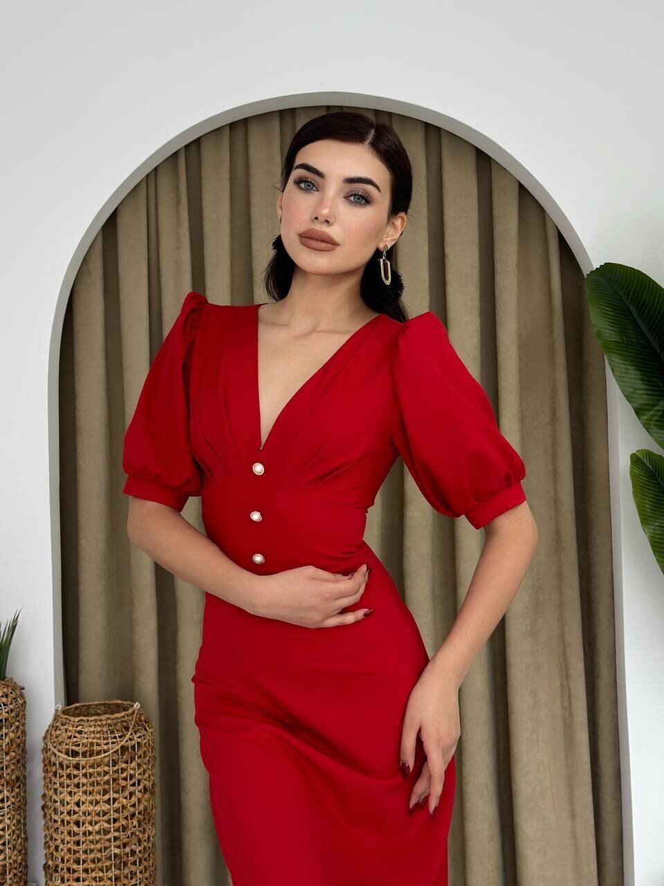 Linda Midi Elbise