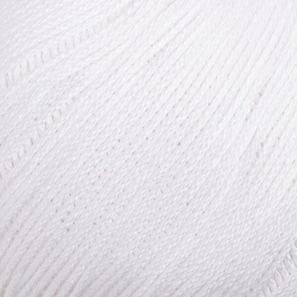La Mia Lux Mercerized Cotton Beyaz El Örgü İpi - 2 - 33742