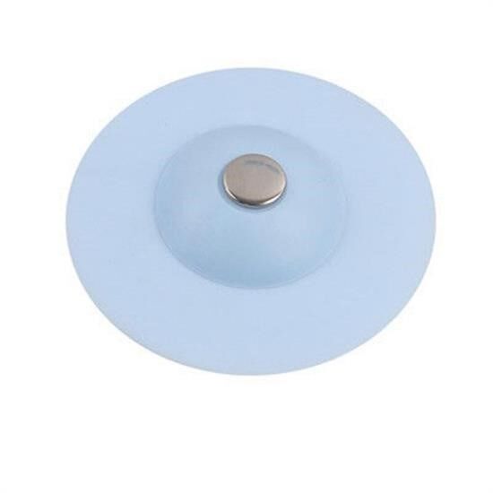 BUFFER® Silikon Malzeme Banyo Mutfak Gider Evye Lavabo İçine Çöp Tıpası Kaydırmaz Süzgeç Çeşitleri M