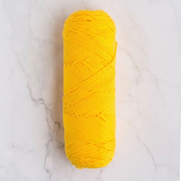 La Mia Baby Cotton Hardal Sarısı El Örgü İpi - L003 - 33632