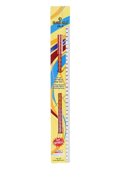 Örgü Şiş Cetvelli 4 Numara 35 cm