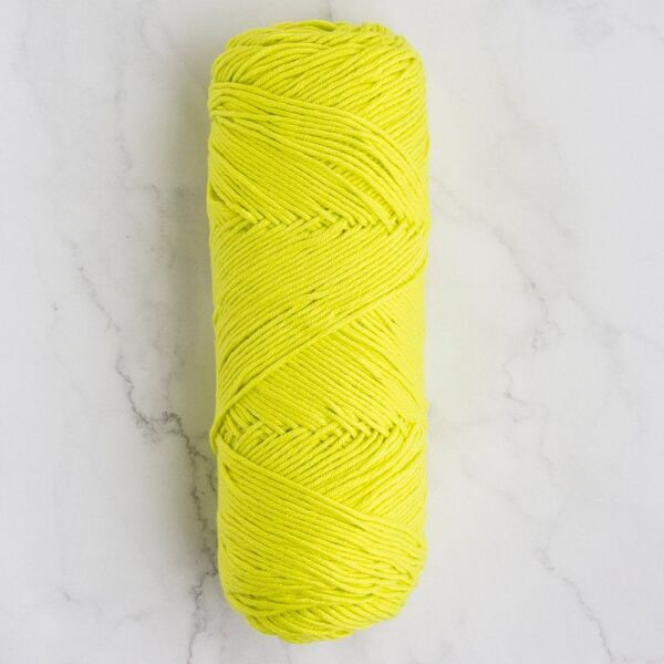 La Mia Baby Cotton Fosforlu Yeşil El Örgü İpi - L045 - 33629