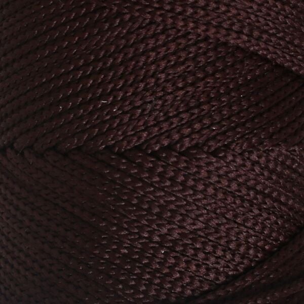 Loren Polyester Soft Macrame Koyu Kahverengi El Örgü İpi - LM034 - 34440
