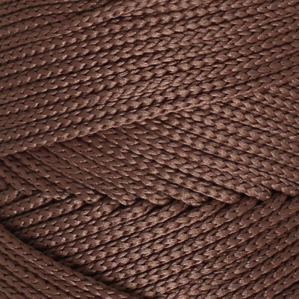 Loren Polyester Soft Macrame Kahverengi El Örgü İpi - LM032 - 34438