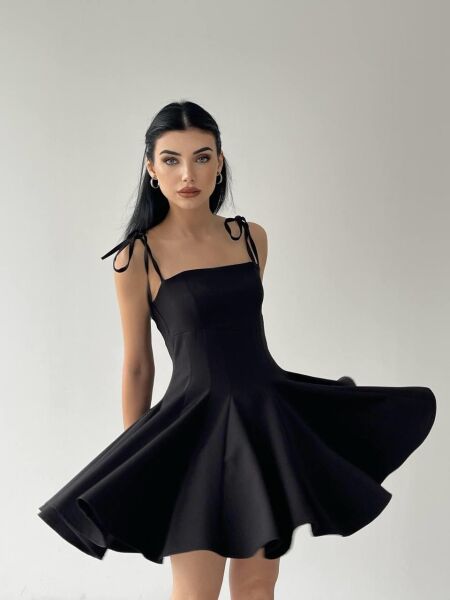 Clara Askılı Mini Elbise