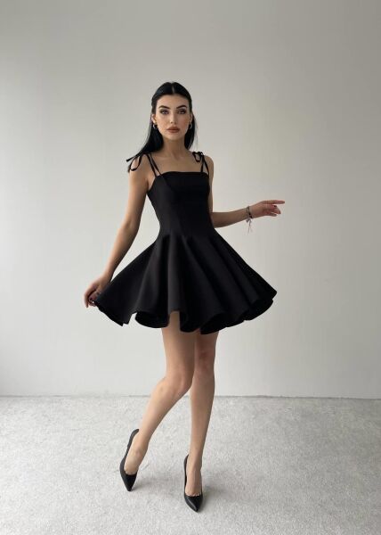Clara Askılı Mini Elbise