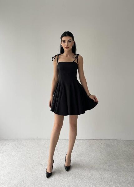 Clara Askılı Mini Elbise