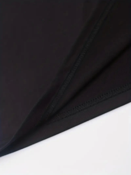 Sporda Günlük Hayata Giyilebilir GYM Baskılı Oversize Bisiklet Yaka Erkek T-shirt - Siyah