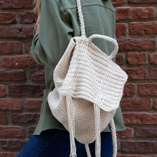 Loren Cotton Macrame Cam Göbeği - R058 - 34368