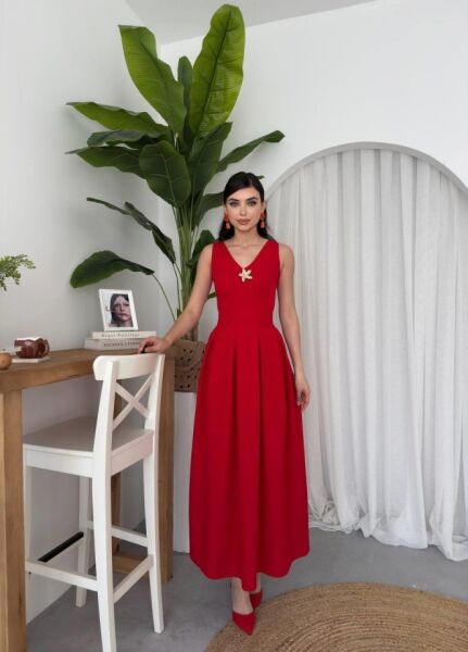 Late Yıldız Detaylı Elbise
