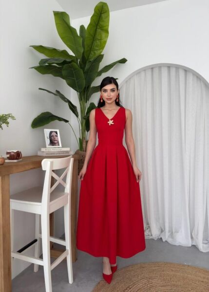 Late Yıldız Detaylı Elbise