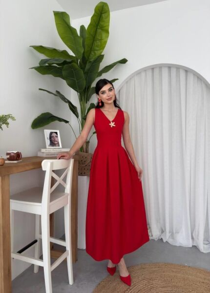 Late Yıldız Detaylı Elbise