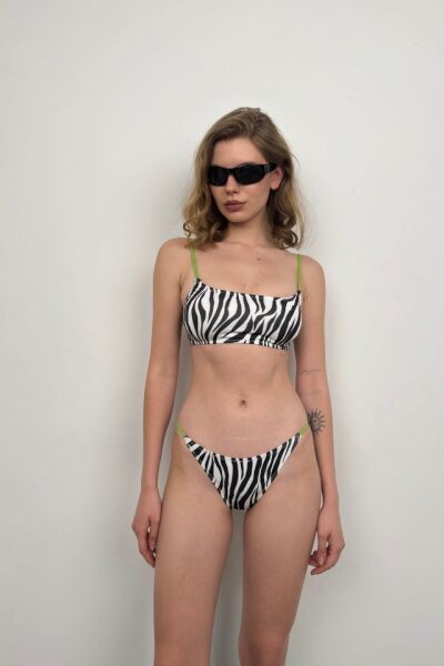 Desenli Bikini Takım