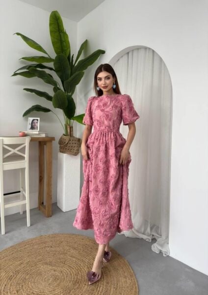 Wear Sırt Bağlama Detaylı Elbise