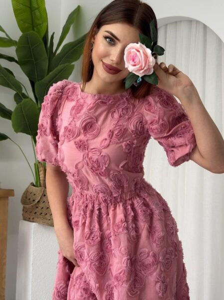 Wear Sırt Bağlama Detaylı Elbise