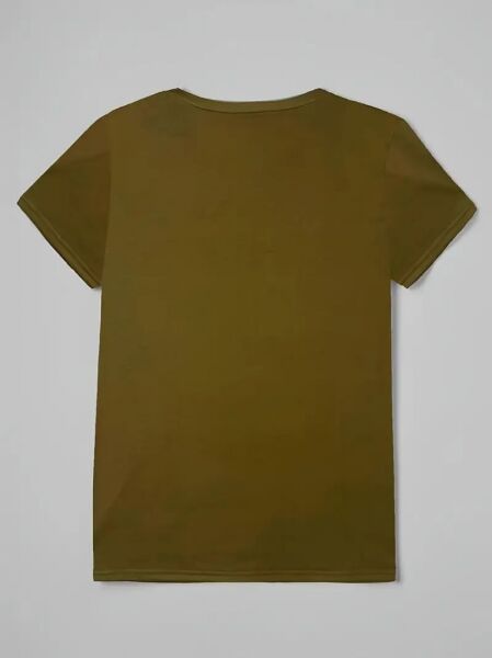Kadın Kısa Kollu Kedi Ve Pati Baskılı Süprem T-shirt