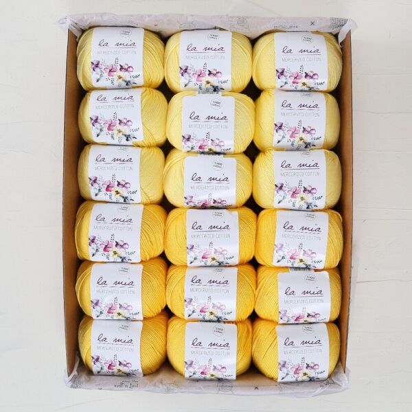 La Mia Mercerized Cotton Kehribar Seti