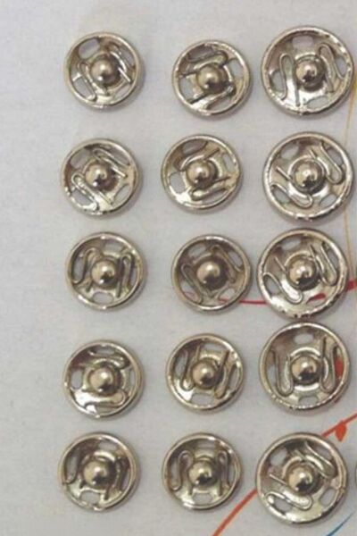 Çıt Çıt 18 mm 20'li Gümüş