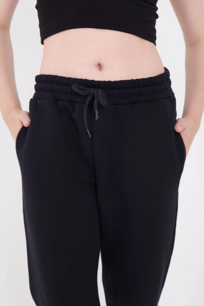 Üç İplik Basic Lastikli Eşofman Pantolon - Lacivert