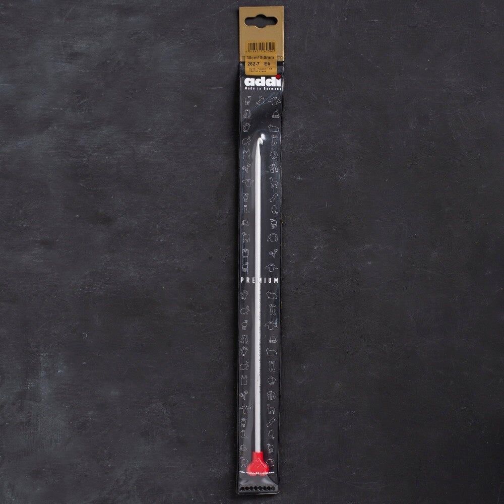 Addi 5mm 30cm Klasik Alüminyum Tunus Tığı - 262-7
